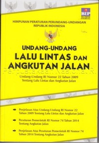 Undang-undang Lalu Lintas Angkutan Jalan