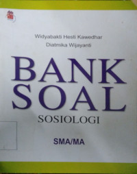 Bank Soal Sosiologi SMA/MA