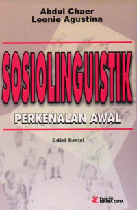 Sosiolinguistik : Perkenalan Awal