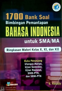 1700 Bank Soal Bahasa Indonesia SMA