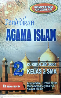 Penididkan agama islam 2 kurikulum 2004 kelas 2 SMA