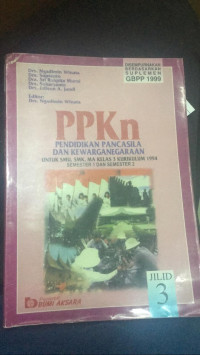 PPKN untuk SMU,SMK, MA Kelas 3 Kurikulum 1994