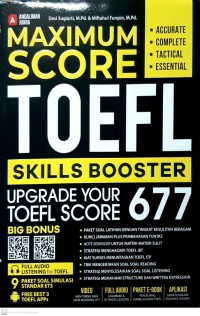 Maximum Score TOEFL Skills Booster