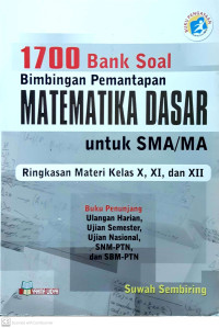 1700 Bank Soal Bimbingan Pemantapan Matematika Dasar