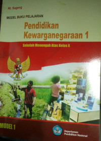 Model Buku Pelajaran Pendidikan Kewarganegaraan SMA Kelas X