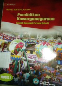 Model Buku Pelajaran PKN SMP Kls IX