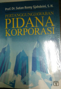 Pertanggungjawaban Pidana Korporasi