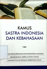 Kamus sastra Indonesia dan kebahasaan