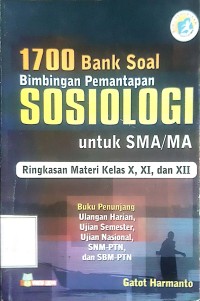 1700 Bank Soal Bimbingan Pemantapan Sosiologi