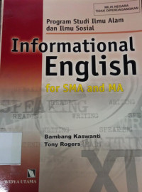 Informational English Prog. Studi Ilmu Alam & Sosial