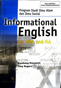 Informational English for SMA & MA